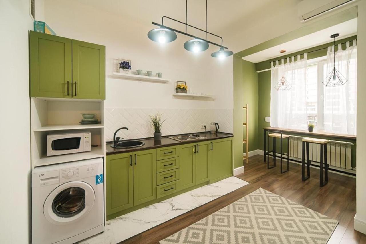 Manica Gagarin Park Apartamento Almatý Exterior foto